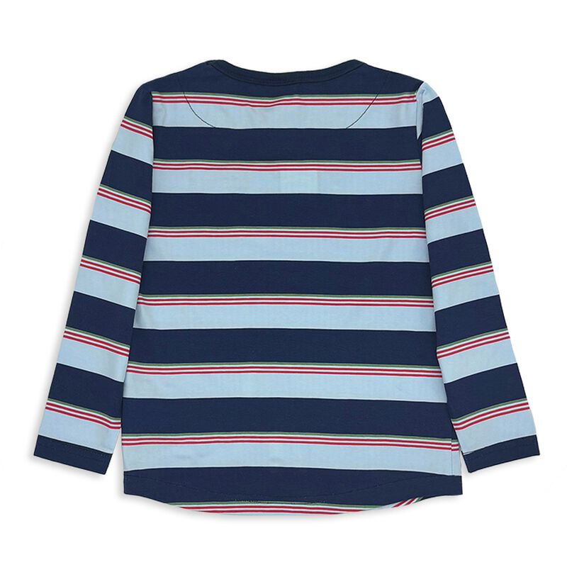 Milky Stripe Pocket Tee 2-7Y image number 1